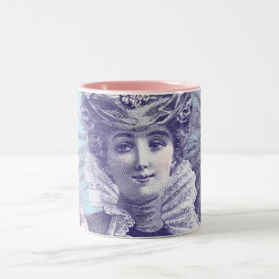 La-Schönheit Époque - Diva-Tasse Flossende Sièc Zweifarbige Tasse