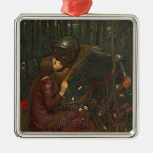La-Schönheits-Freifrau Sans Merci, 1893 (Öl auf Silbernes Ornament