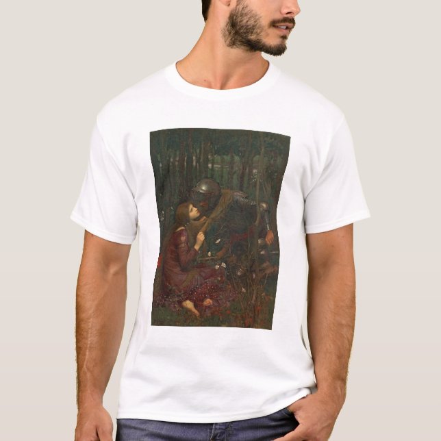 La-Schönheits-Freifrau Sans Merci, 1893 (Öl auf T-Shirt (Vorderseite)