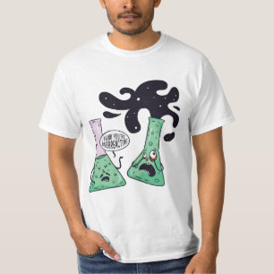 La science amusante sur la réaction du T-shirt