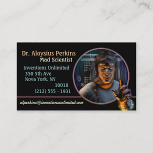 La Science folle ! (m) Cartes de visite