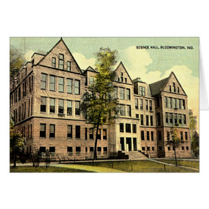 La Science Hall 1930 de Bloomington Indiana unité