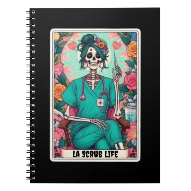 La Scrub Life Tarot Card Notebook Collection Notizblock (Vorderseite)