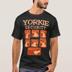 La sécurité de chien de Yorkie choie le T-shirt
