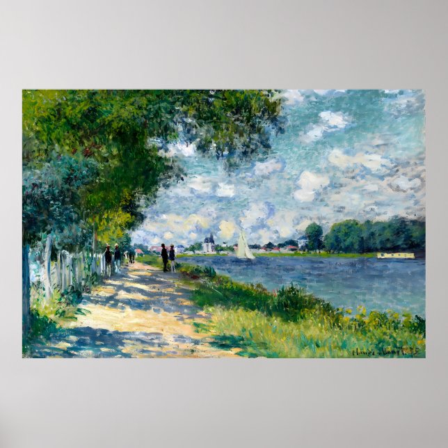 LA SEINE A ARGENTEUIL-Claude Monet Poster (Vorne)