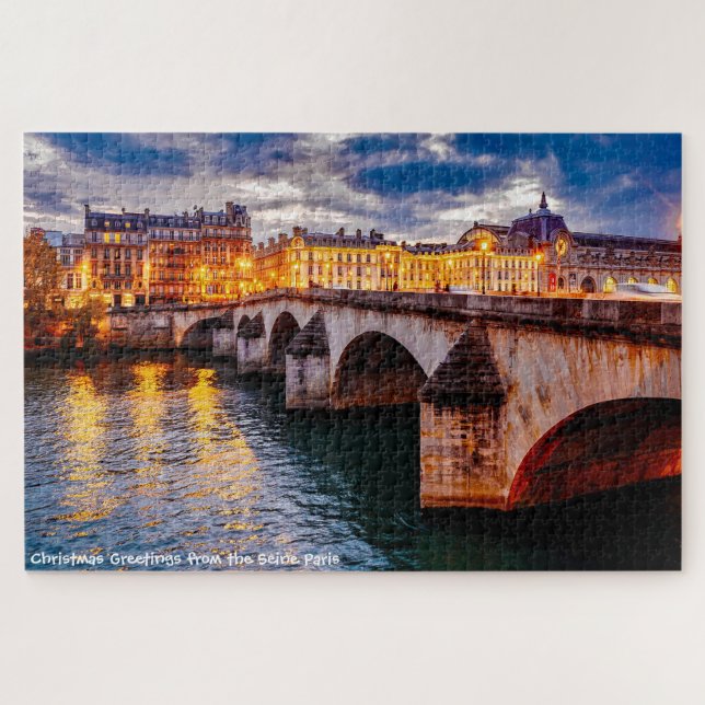 La Seine Paris. Jigsaw Puzzle (Horizontal)