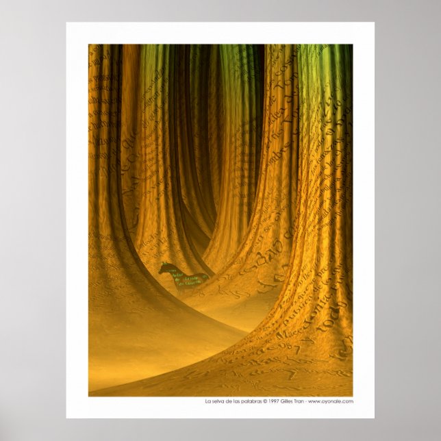 La selva de las palabras poster (Vorne)