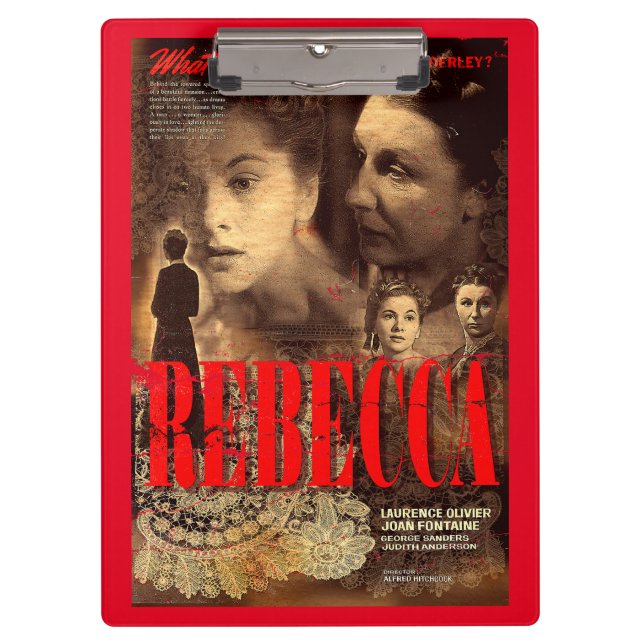 La Señora Danvers le da la bienvenida Klemmbrett (Vorderseite)