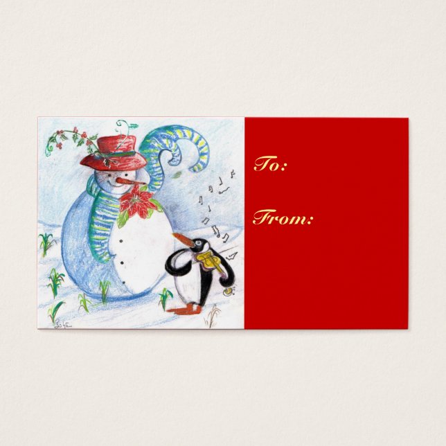 LA SÉRÉNADE HIVERNALE DE SNOWMAN ET PENGUIN (Devant)