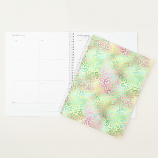 La série Iridescent Leopard Design 2 (Devant avec enveloppe)