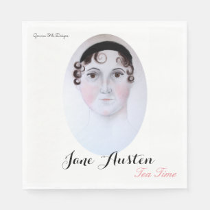 La serviette en papier à thé Jane Austen.