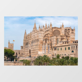 La Seu, die Kathedrale von Palma de Mallorca - Spa Fensteraufkleber
