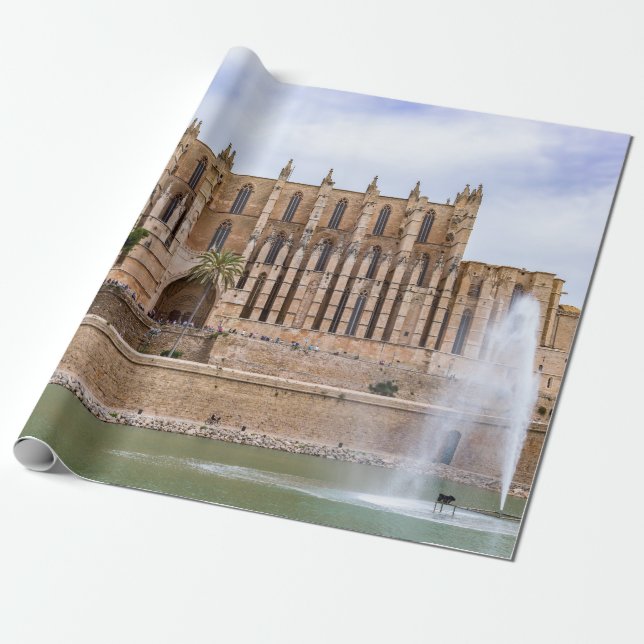 La Seu, die Kathedrale von Palma de Mallorca - Spa Geschenkpapier (Ungerollt)