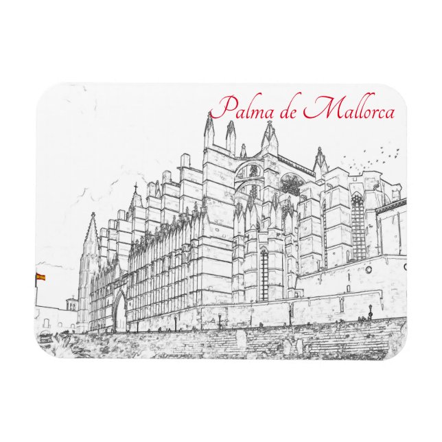 La Seu, die Kathedrale von Palma de Mallorca - Spa Magnet (Horizontal)