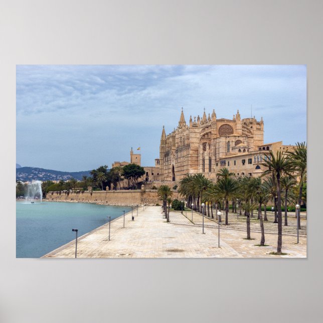 La Seu, die Kathedrale von Palma de Mallorca - Spa Poster (Vorne)