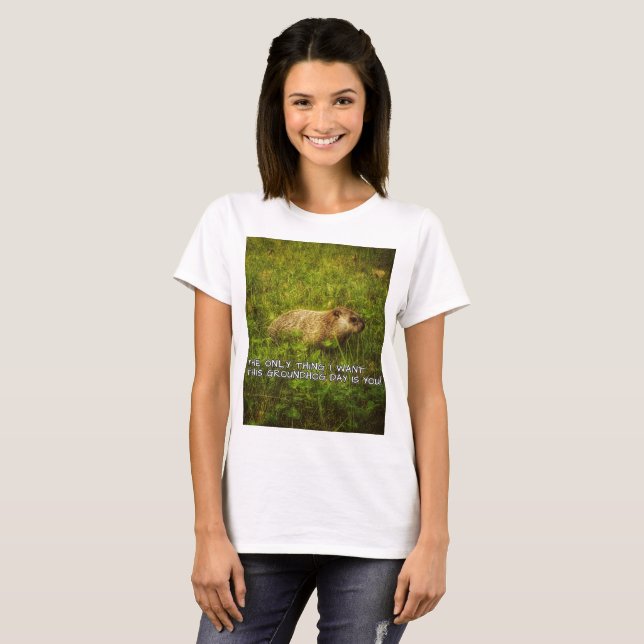 La seule chose que je veux ce t-shirt de la Journé (Devant entier)