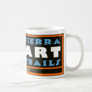 La sierra art traîne la tasse enveloppée par log