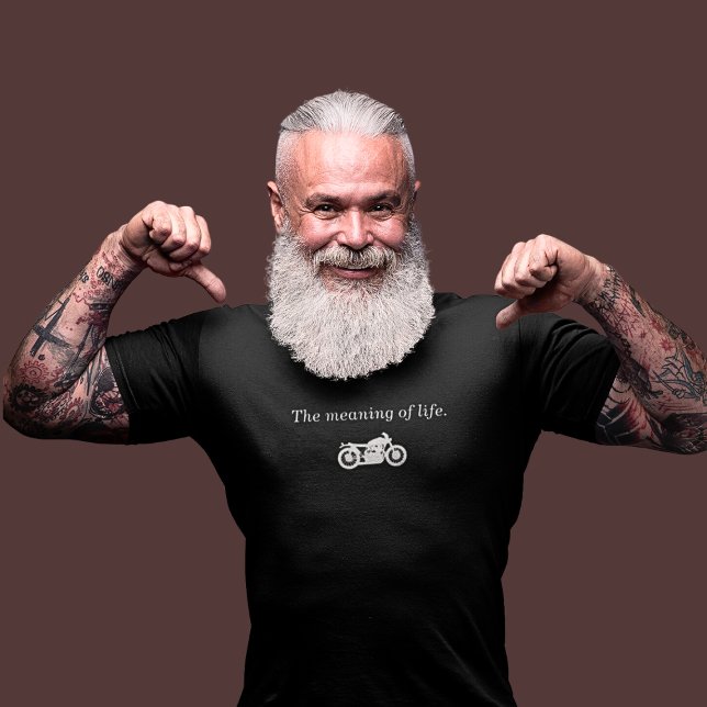 La signification du t-shirt de moto à vie (Créateur téléchargé)