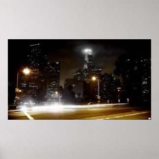 LA Skyline 2 - Drucken Poster
