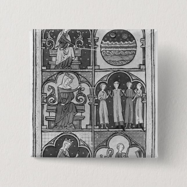 La Somme le Roi', durch Lambert le Petit, 1311 Button (Vorderseite)