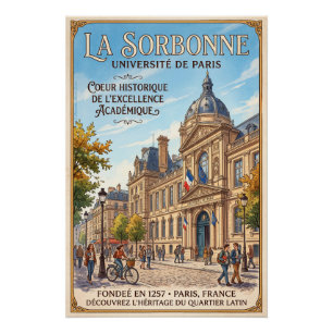 La Sorbonne (Université de Paris) Poster