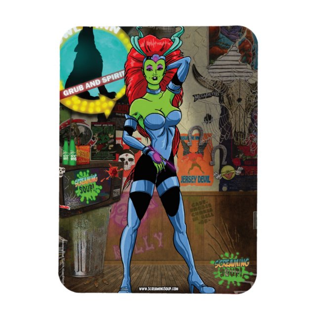 LA SOUPE DE SCREAMING ! Aleena Magnet (Vertical)