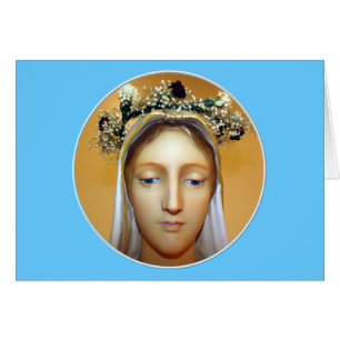 La statue bénie de Vierge Marie (pouvez en