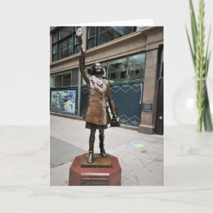 "La statue de Mary Tyler Moore" Carte de félicitat