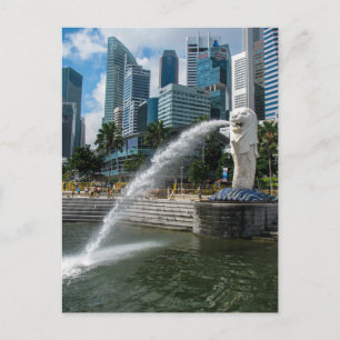 La statue du Méron, Singapour - Carte postale