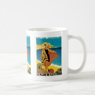 La-Strandde Calvi, Corse Kaffeetasse