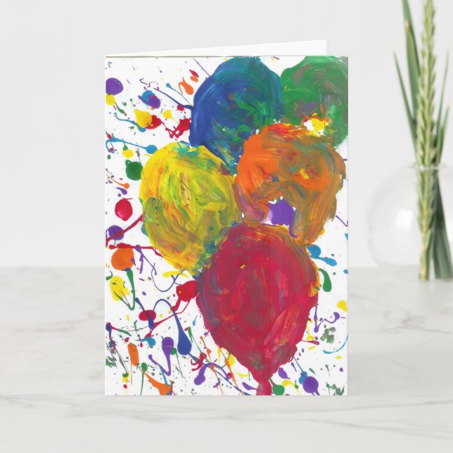 La sucrerie arrose la carte de voeux d'artiste (Devant)