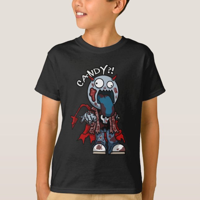 La sucrerie de zombi badine le T-shirt (Devant)
