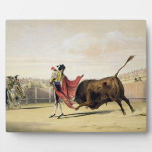 La Suerte de la Capa, 1865 (colour litho) Fotoplatte
