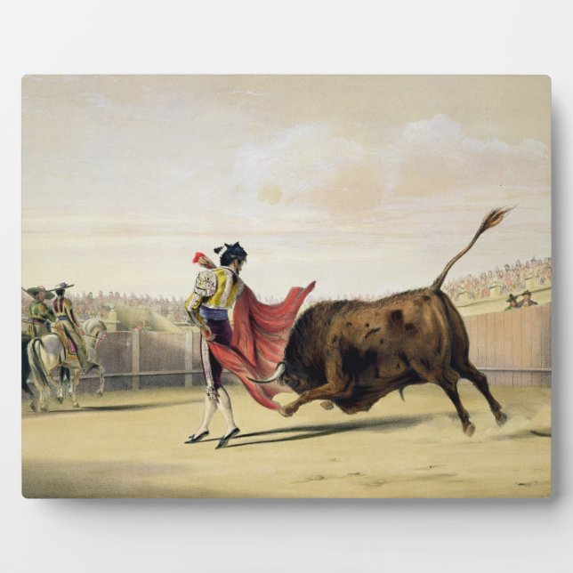 La Suerte de la Capa, 1865 (colour litho) Fotoplatte (Vorderseite)