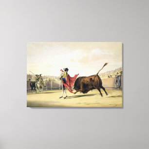 La Suerte de la Capa, 1865 (Farbelitho) Leinwanddruck