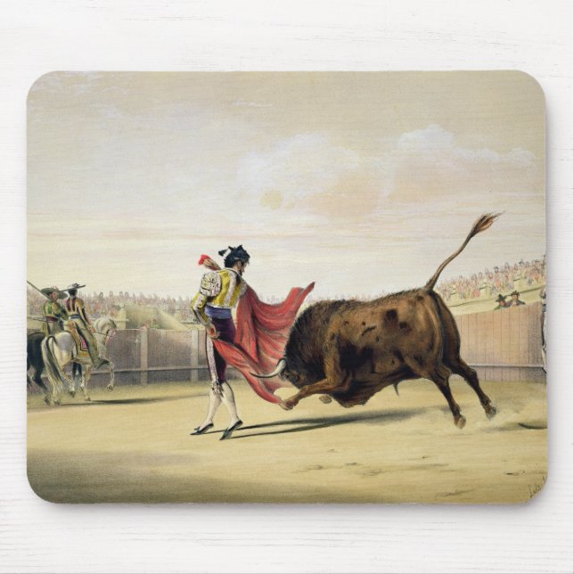 La Suerte de la Capa, 1865 (Farbelitho) Mousepad (Vorne)