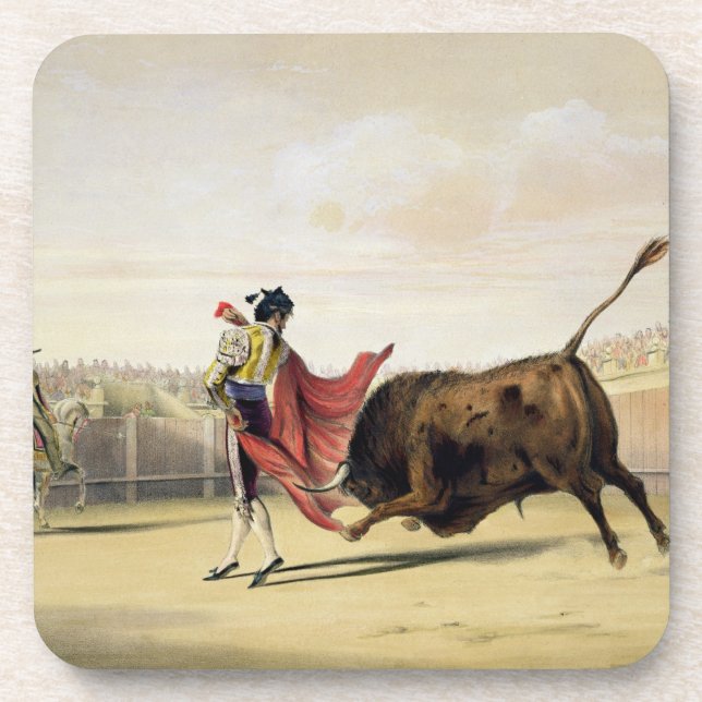 La Suerte de la Capa, 1865 (Farbelitho) Untersetzer (Vorderseite)