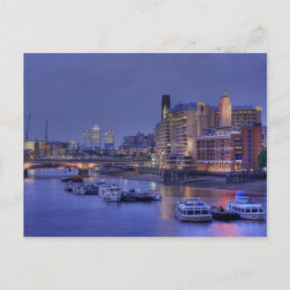 La Tamise sur la carte postale de Dusk