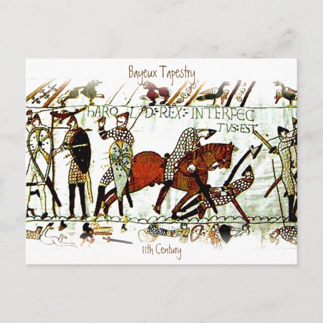 La tapisserie de Bayeux carte postale a5 (Devant)