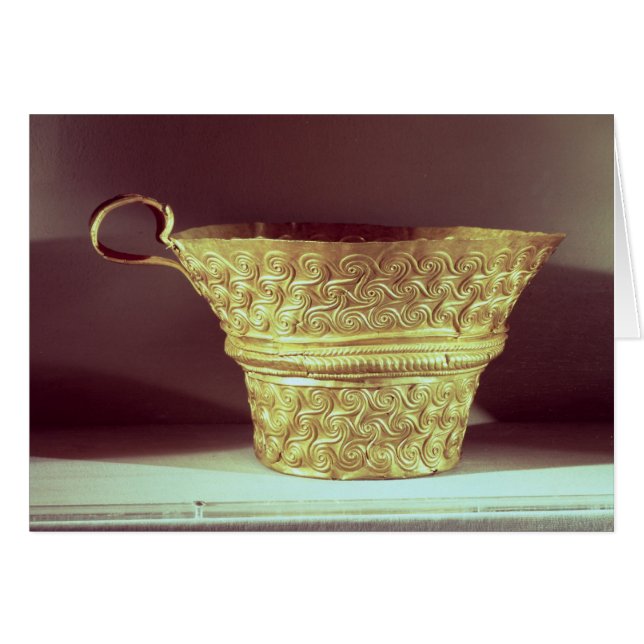 La tasse a trouvé dans une tombe de tholos chez (Devant horizontal)