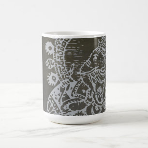 La tasse argentée de Ganesh - ajoutez votre propr
