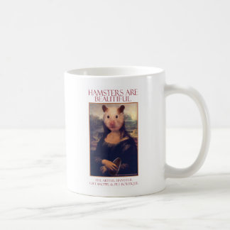 La tasse astucieuse de Mona Lisa de hamster