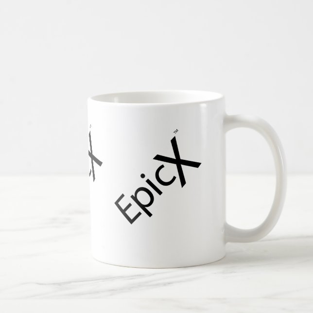 La tasse avec le logo des textes 3 d'EpicX a (Droite)