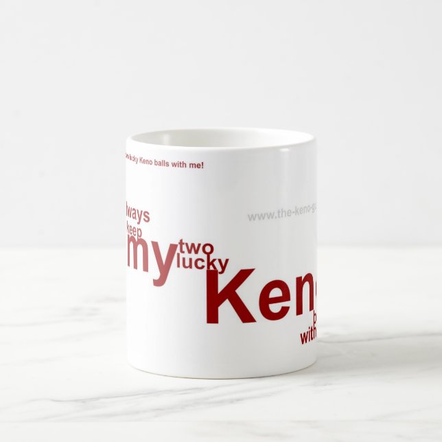 La tasse blanche de l'intoxiqué de Keno (Centre)