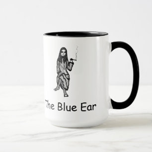 La tasse bleue d'oreille