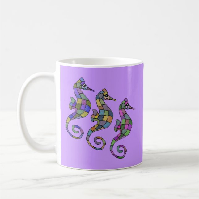La tasse d'arc-en-ciel d'hippocampe (Gauche)