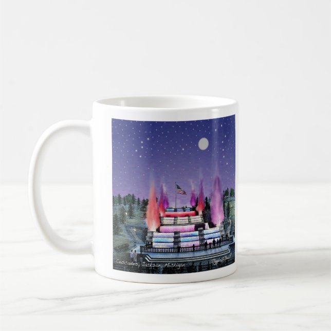 La tasse de café de Jackson Michigan de cascades (Gauche)