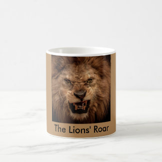 La tasse de café de l'hurlement du lion