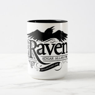 La tasse de café de Raven Edgar Allan Poe
