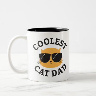 La tasse de café la plus fraîche de papa de chat